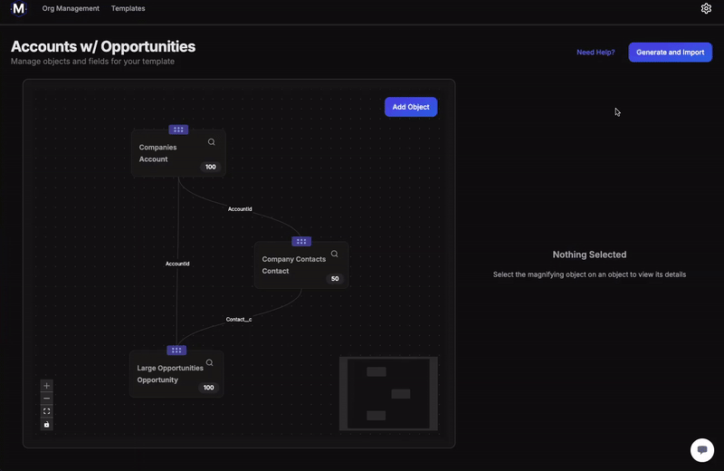 Demo of generate step